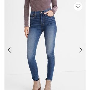 Madewell skinny jeans Brockton wash